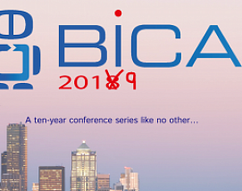 с 15 по 18 августа в Сиэтле состоится конференция по искусственному интеллекту "BICA 2019"